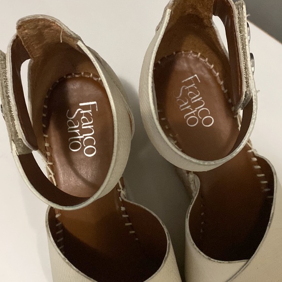 Like New! Franco Sarto Wedge Sandals - Picture 5 of 7
